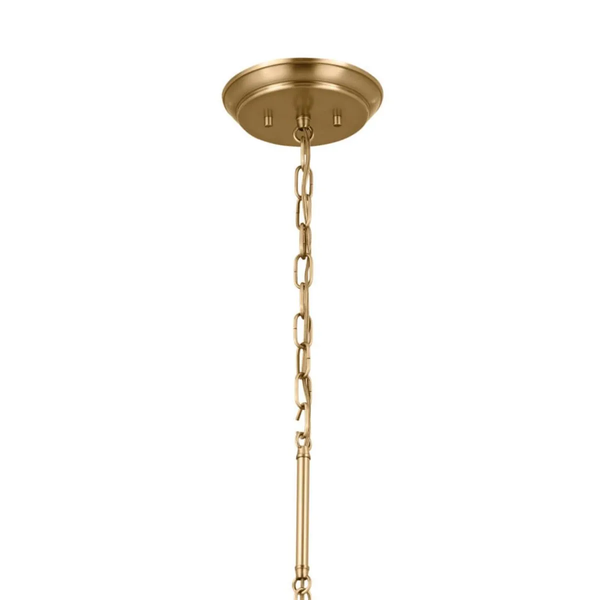 Adeena 37 in. 8 Lights Chandelier Brushed Brass finish