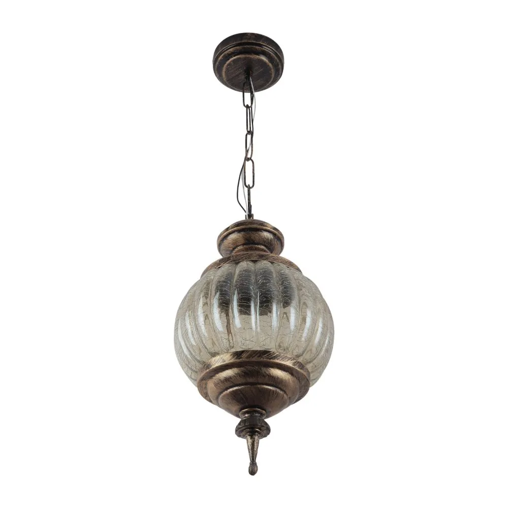 Antique Metal Wall Light Yellow Glass NO.136-HL