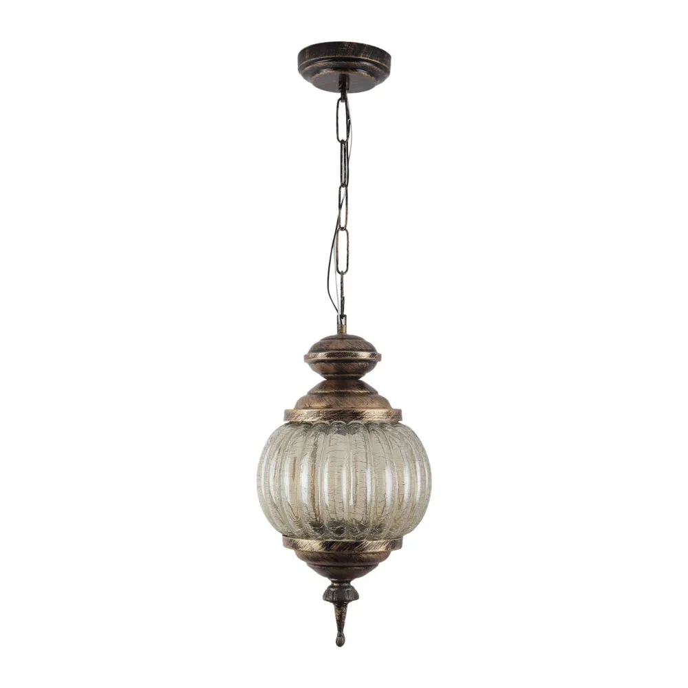 Antique Metal Wall Light Yellow Glass NO.136-HL