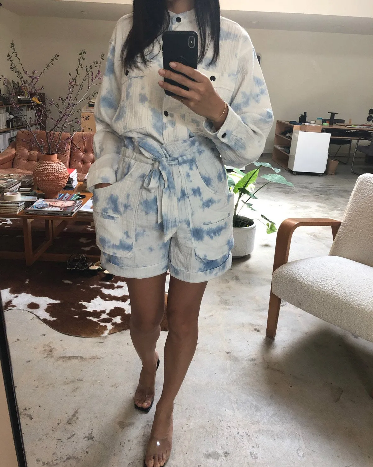 Belize Shorts in Light Blue
