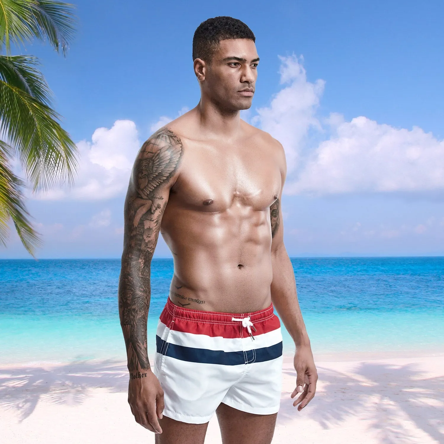 Big Stripes Board Shorts