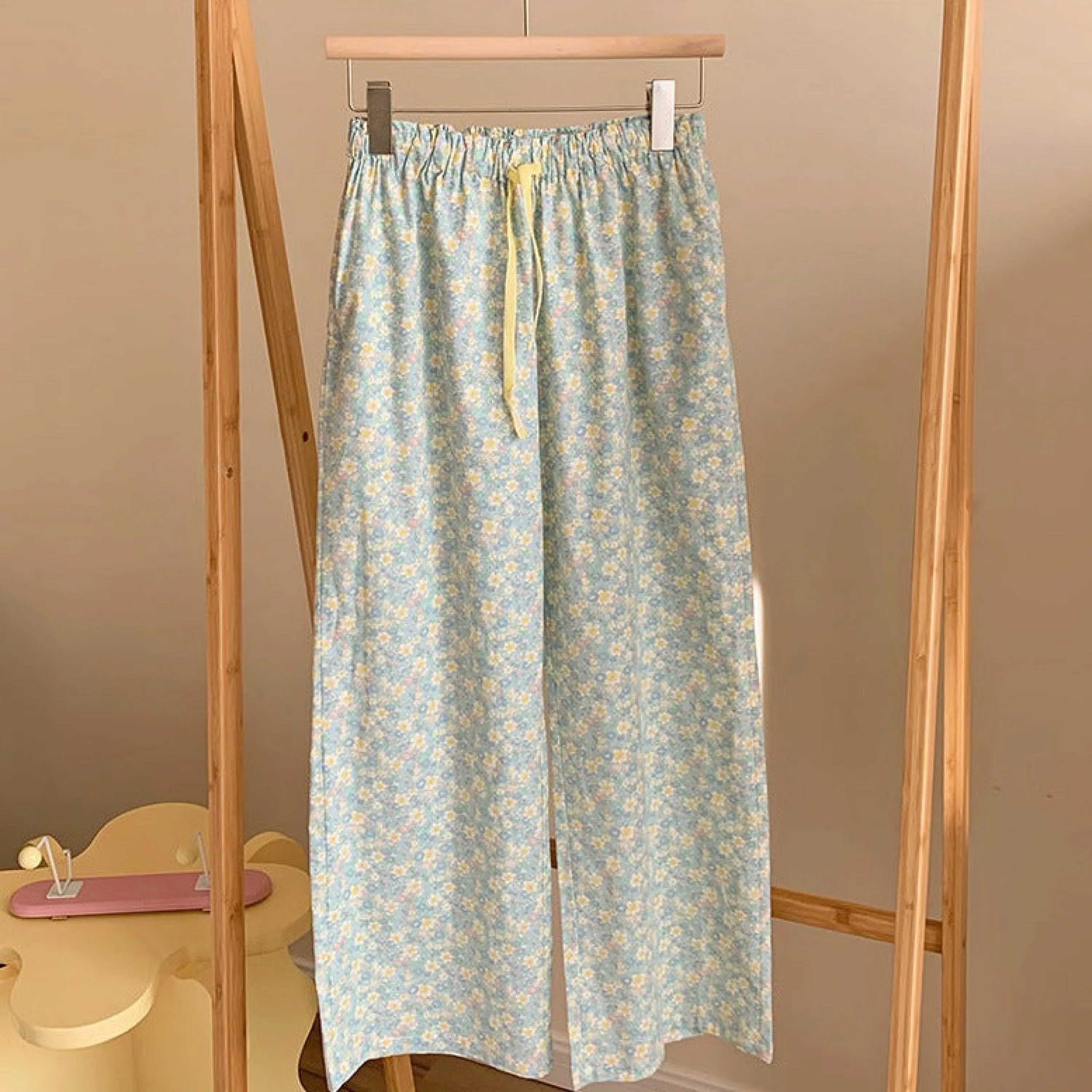 Blossom Floral Shorts Lounge Bottoms / Pink