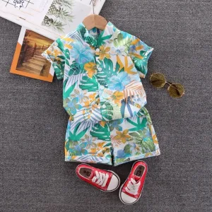 Boys Summer Printed Co-ord Set