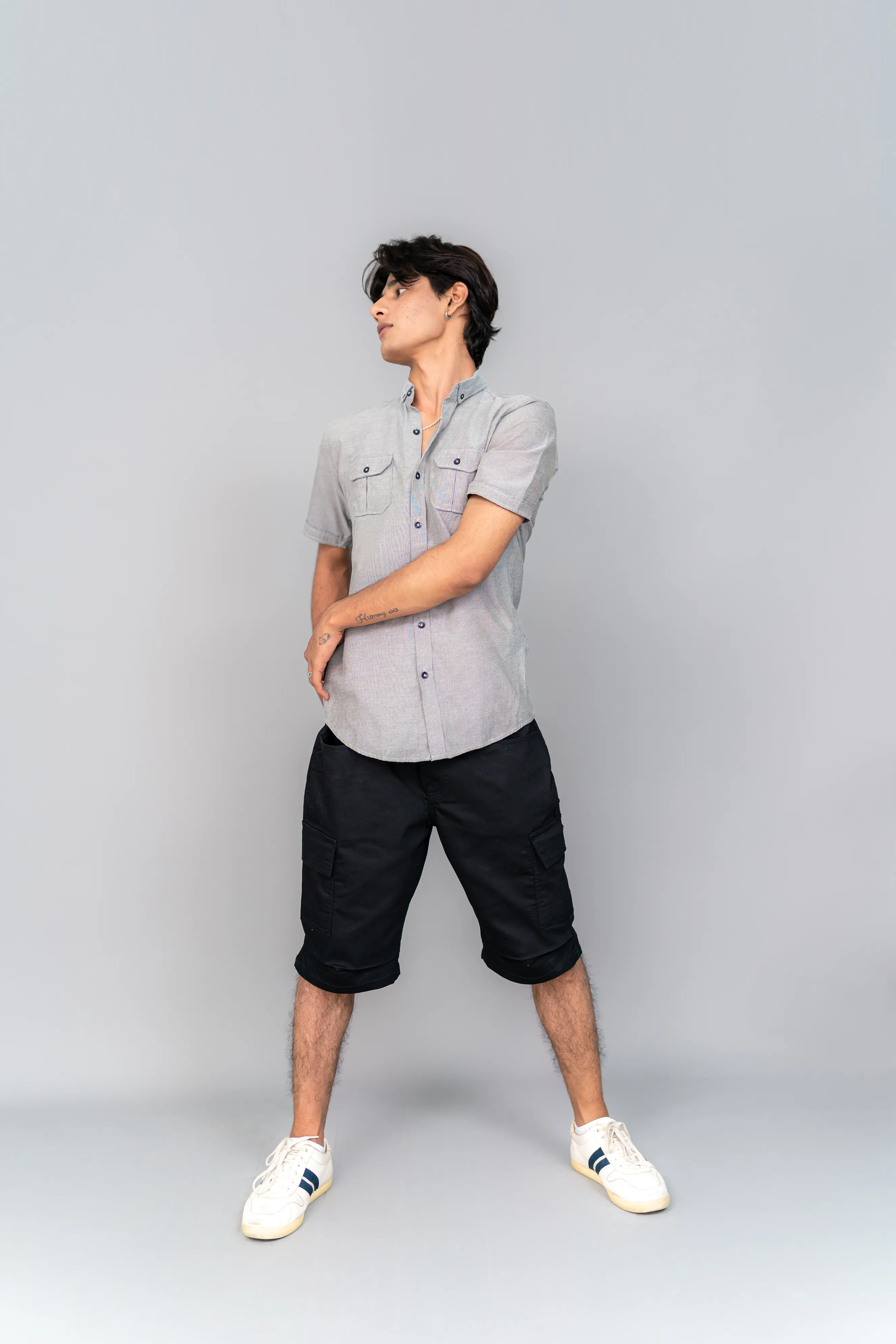 Cargo Black Shorts