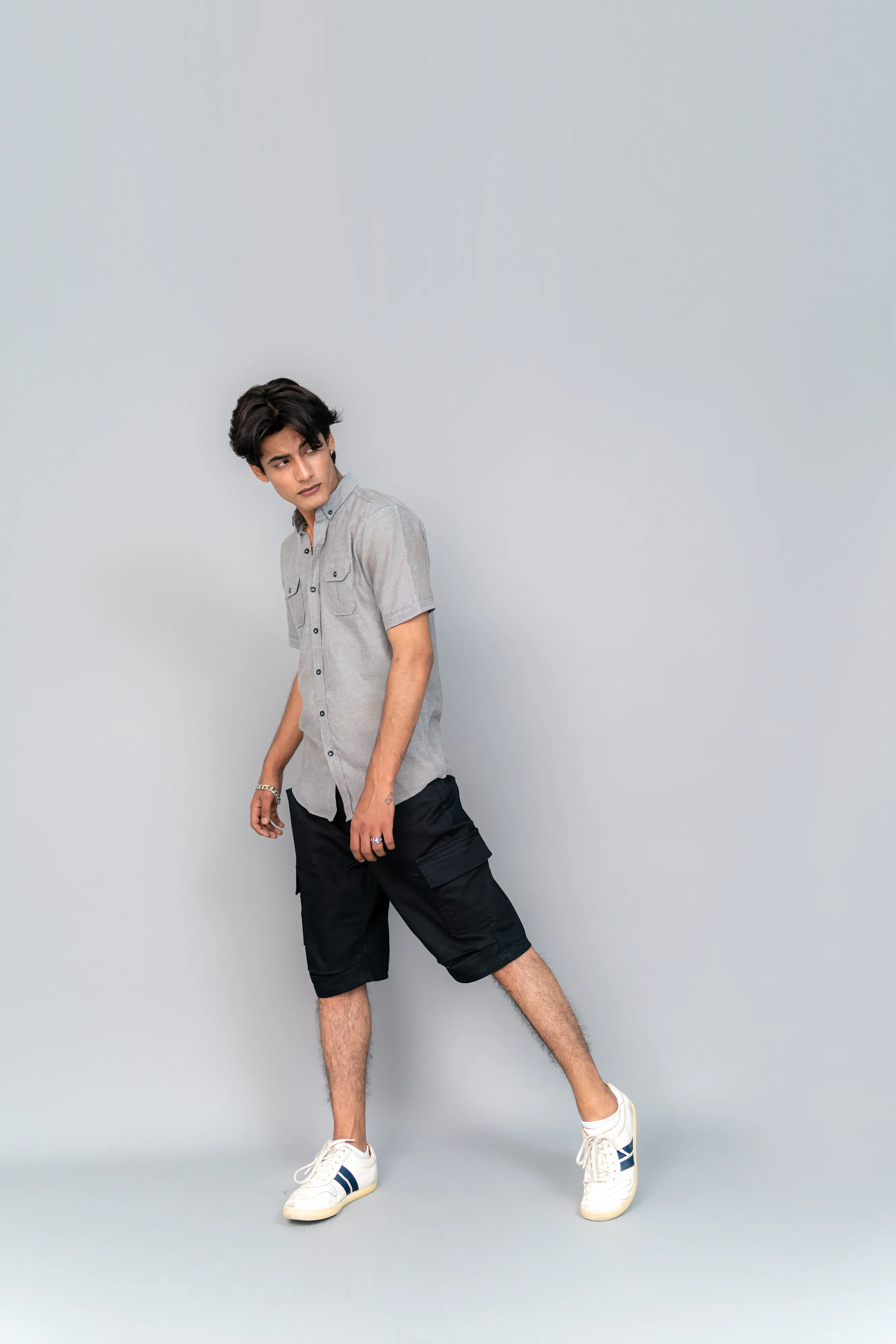 Cargo Black Shorts