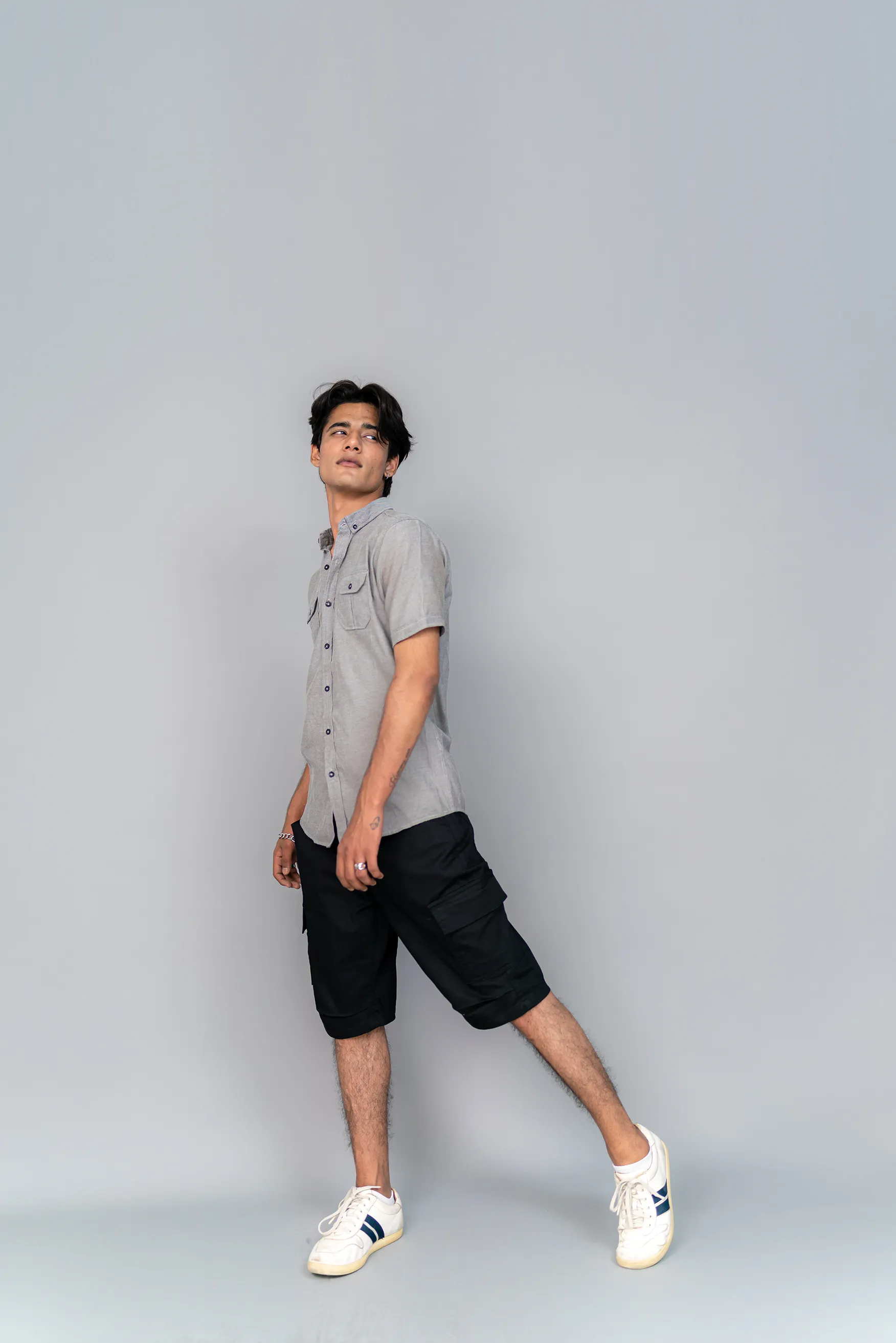 Cargo Black Shorts