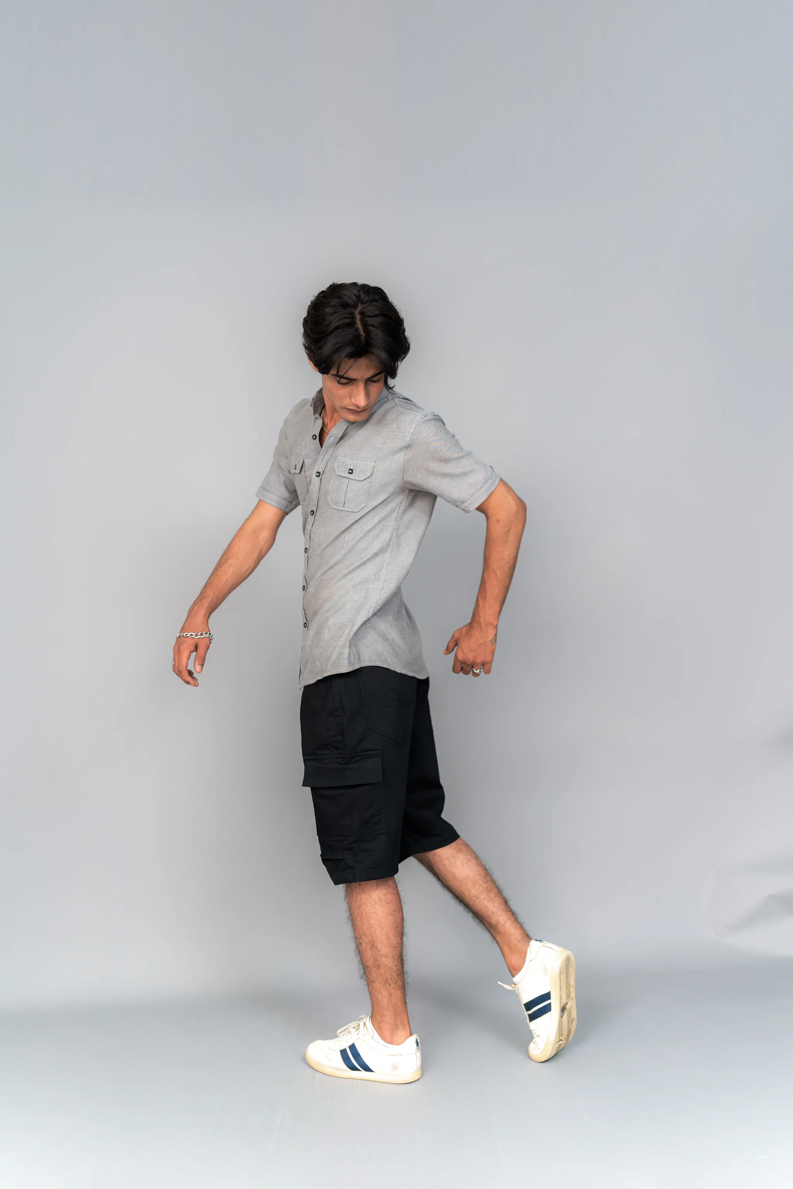 Cargo Black Shorts