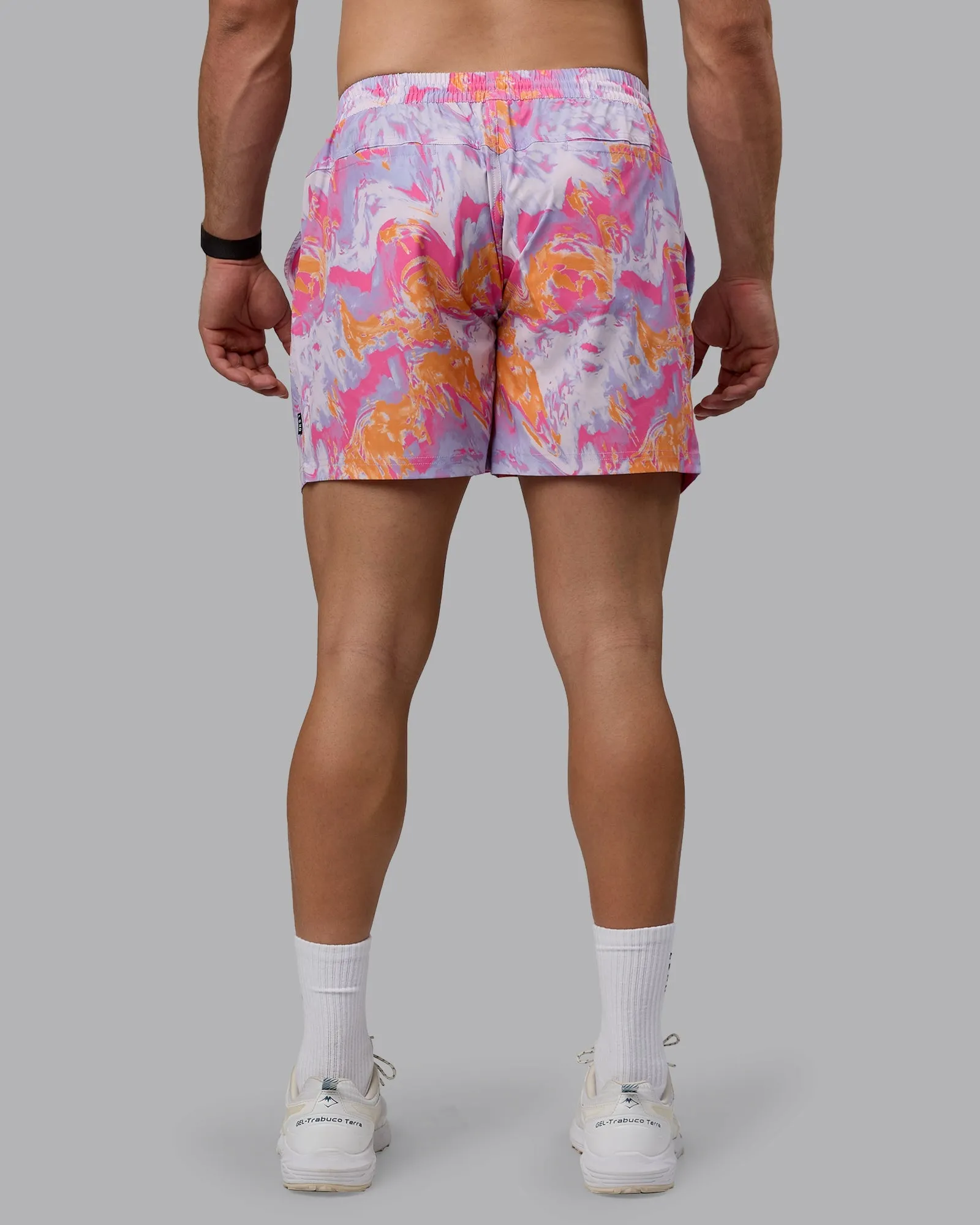 Daily 5" Swim Shorts - React Pink-Orange