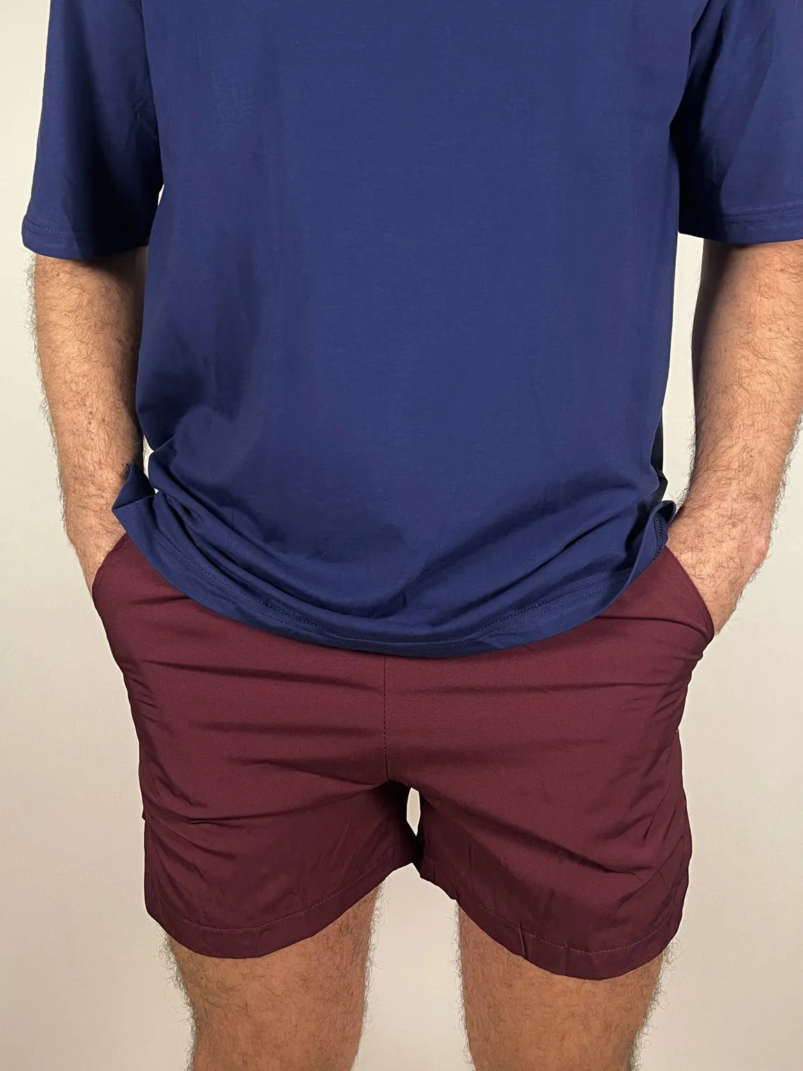 Dark Red Agility Shorts