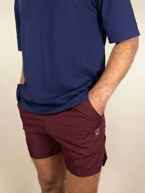 Dark Red Agility Shorts