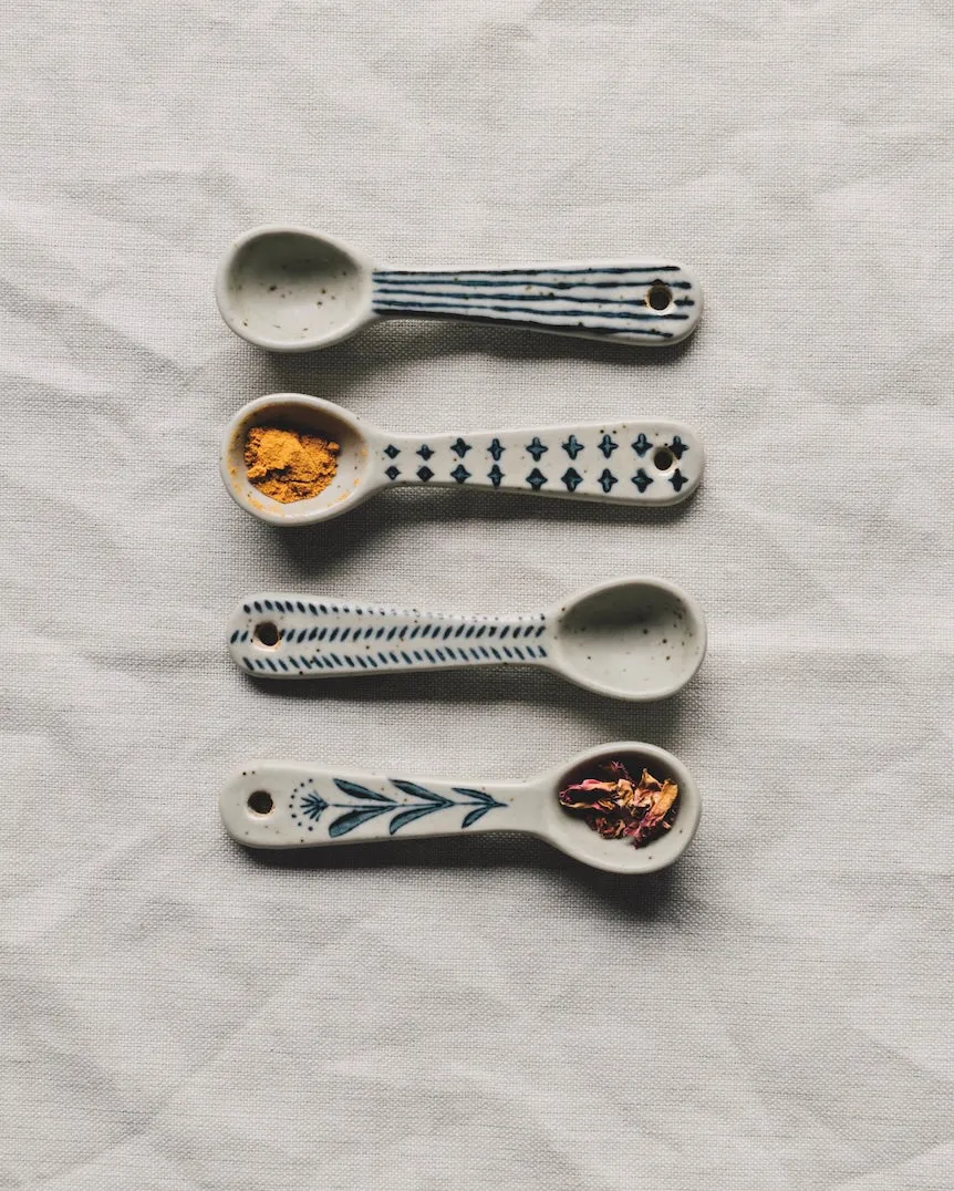 Element Mini Stoneware Spoons (Assorted Styles)