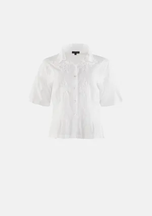 Embroidered Cotton Blouse