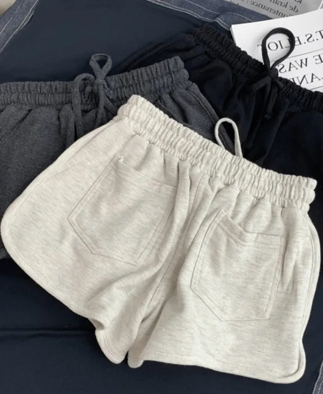Fashionable Women's High Waist Loose Shorts with Elastic - SF0180
