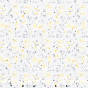 Fields of Gold - Leaf Toss Gray Yardage