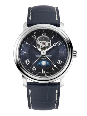 Frederique Constant Classic Heart Beat & Moonphase Watch FC-335MCNW4P26