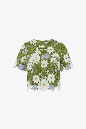 Guipure Embroidery Top