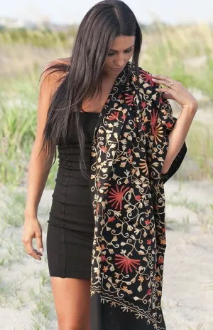 Kama Embroidered Shawl