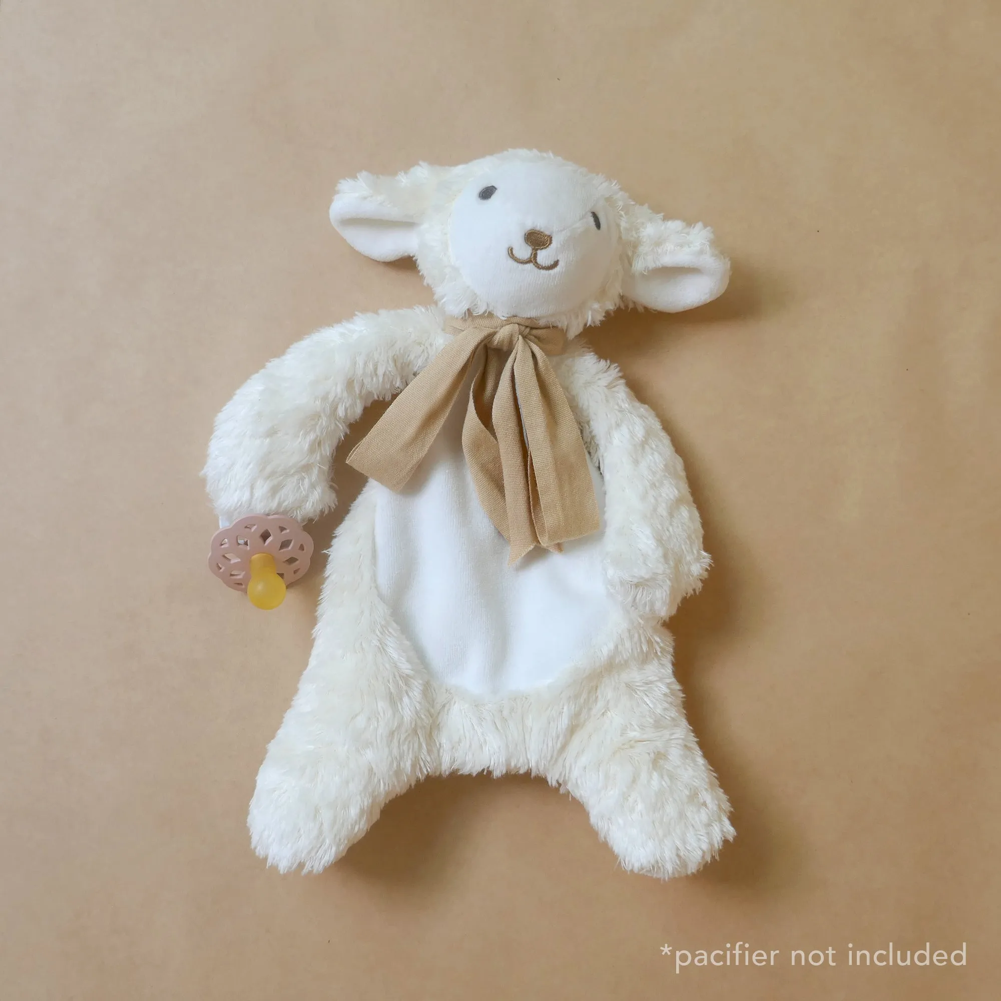 Lamb Comforter Toy - Organic Cotton - Cream/ Buff - 30cm- ***SOLD OUT PRE-ORDER FOR END JANUARY 2025 DELIVERY***
