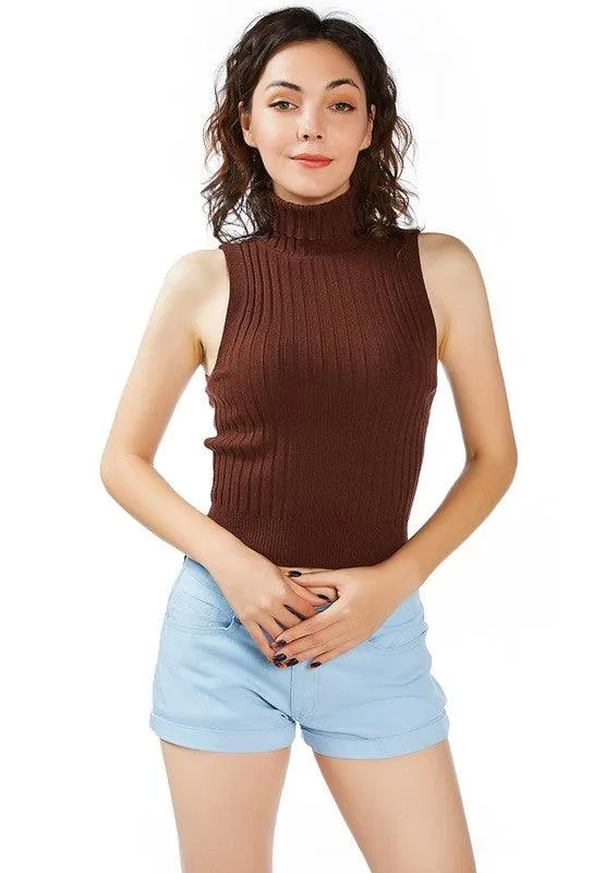 Light Blue Upturned Hem Shorts