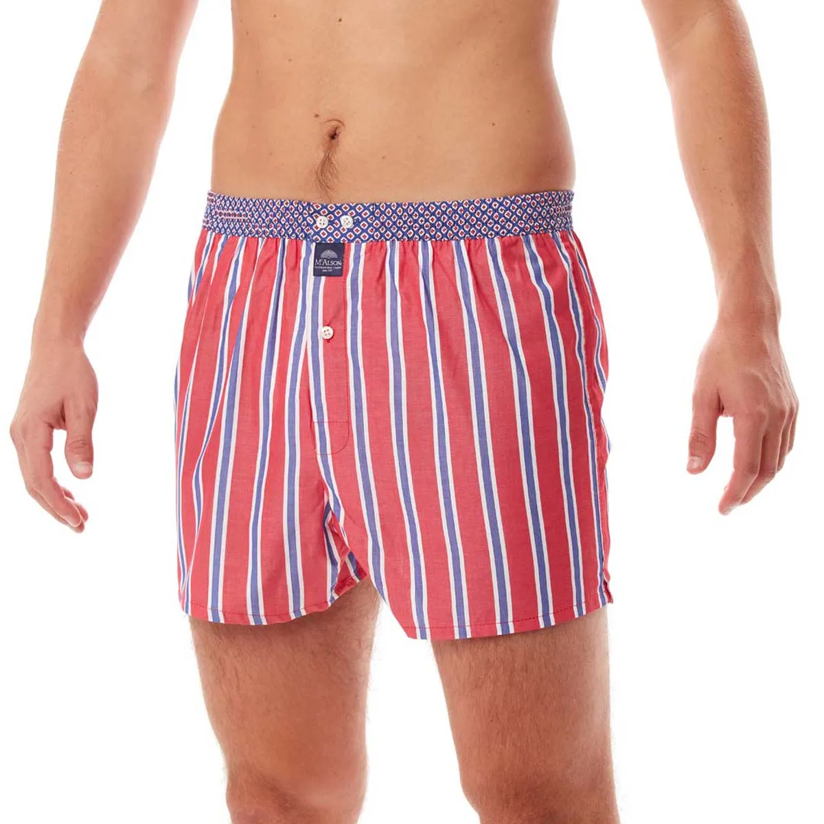 M4329 - Striped red