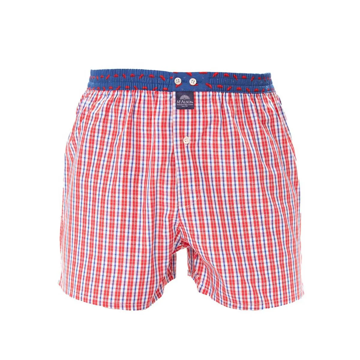 M4417 - Checkered red & blue