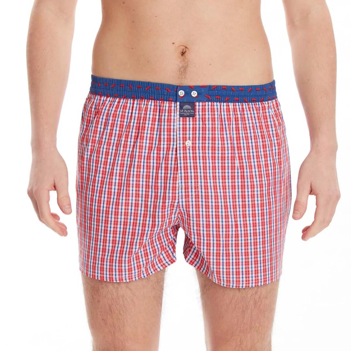 M4417 - Checkered red & blue