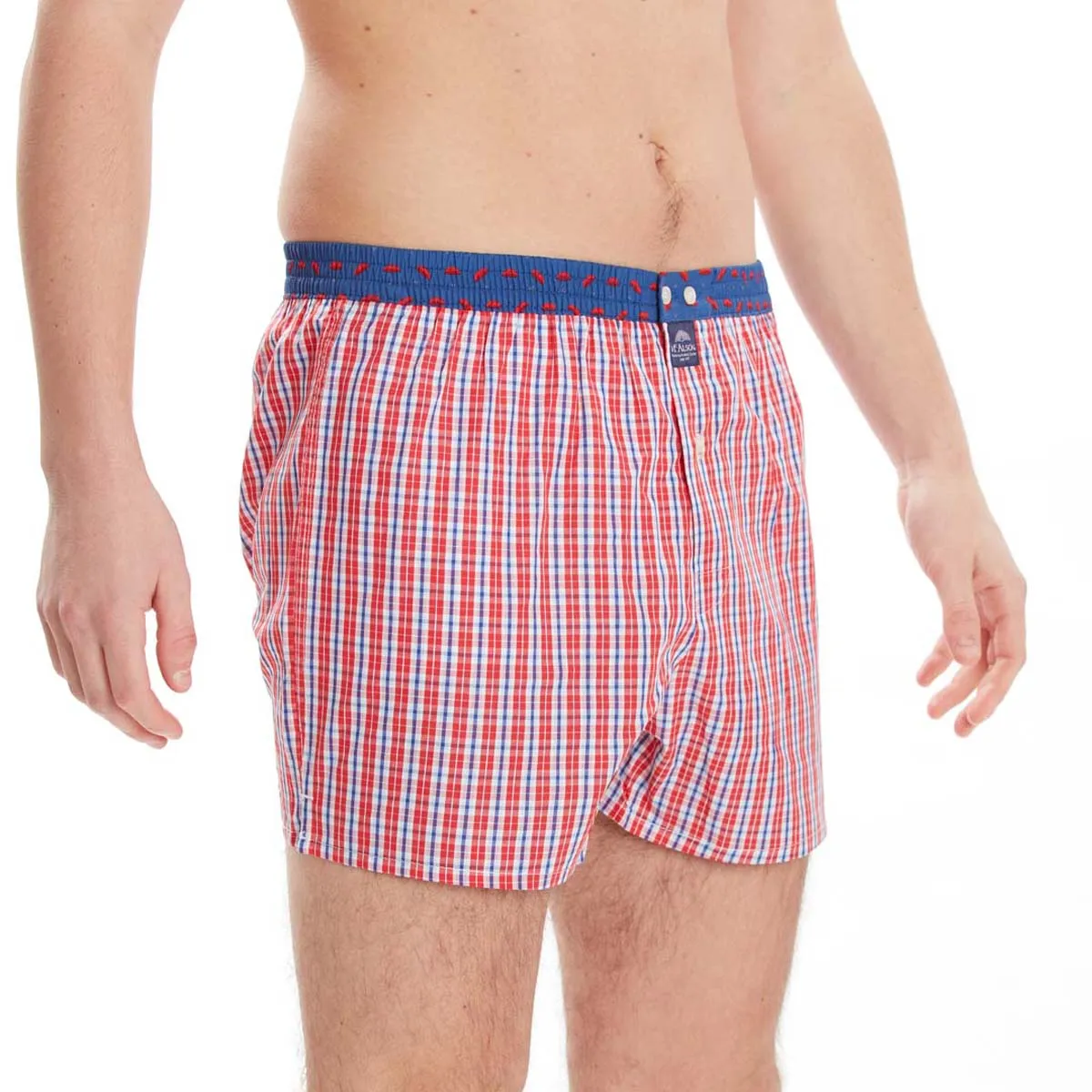 M4417 - Checkered red & blue