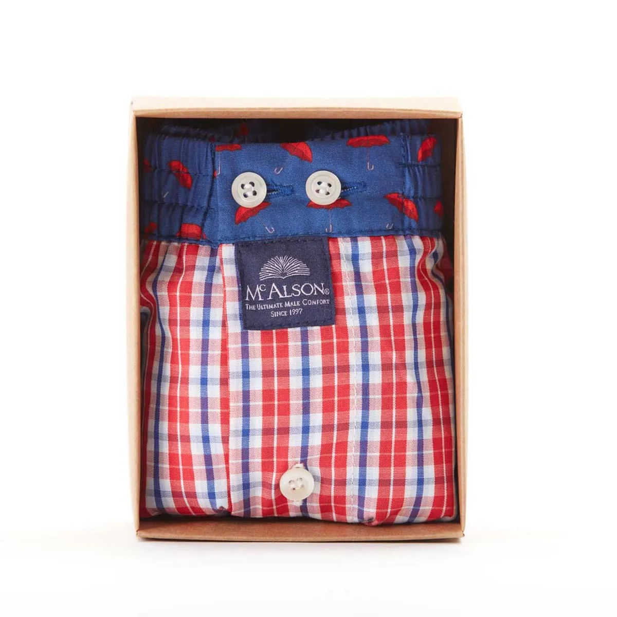 M4417 - Checkered red & blue