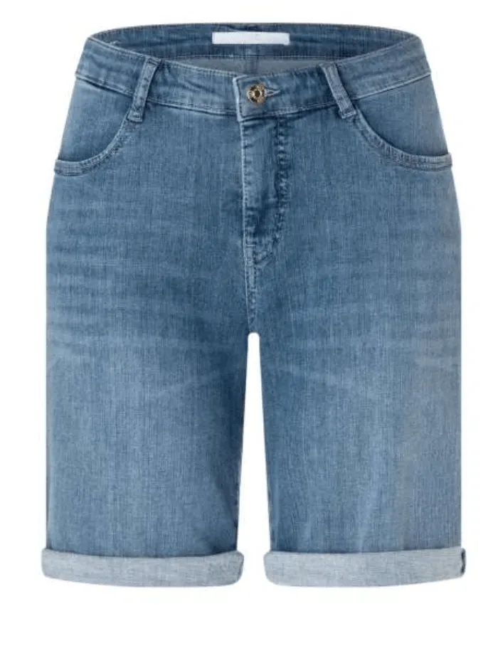 Mac Shorty Summer Blue Wash Denim Shorts 2387 0393 D531