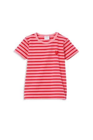 Milky - Pink and Red Stripe Tee