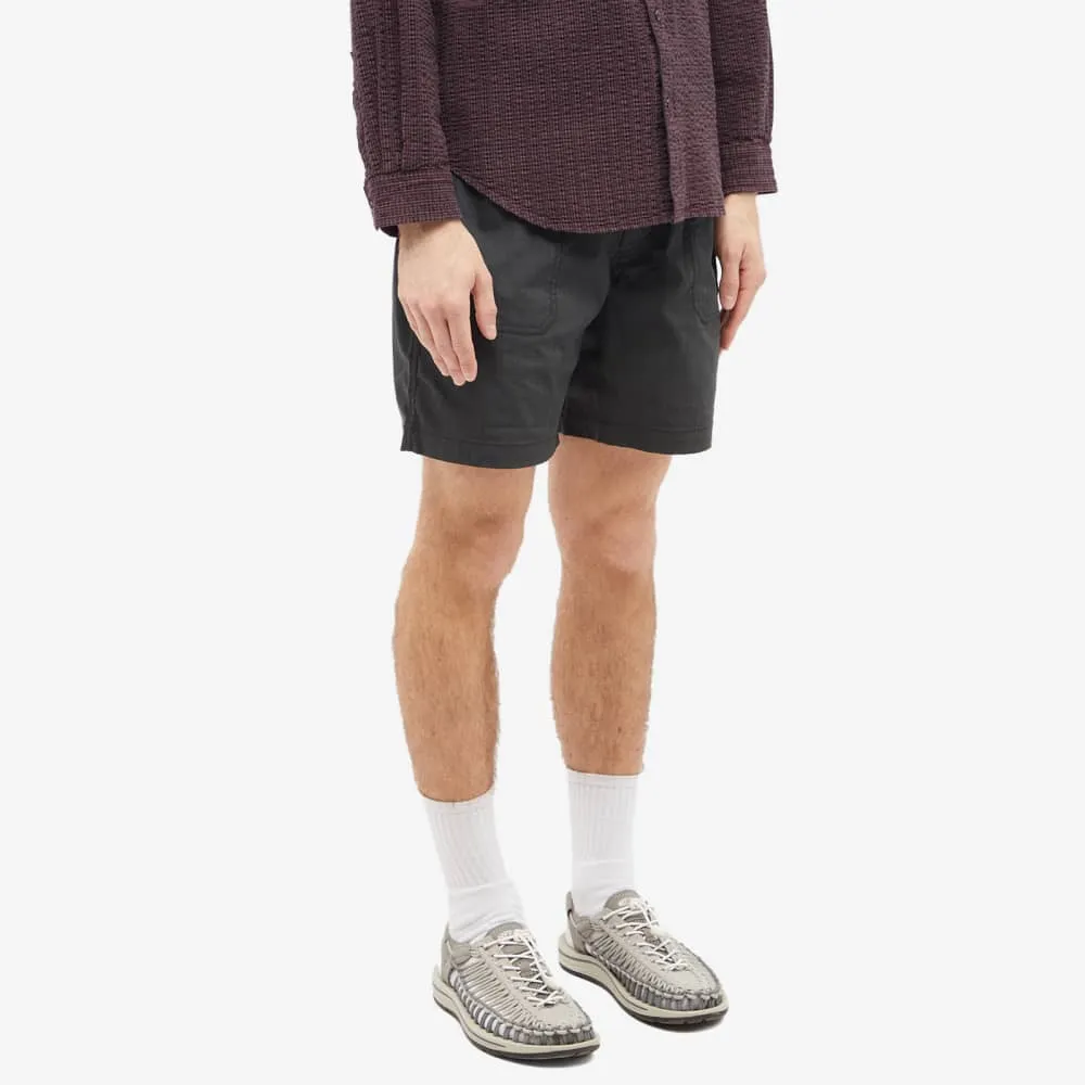 Nanga Takibi Ripstop field shorts, black