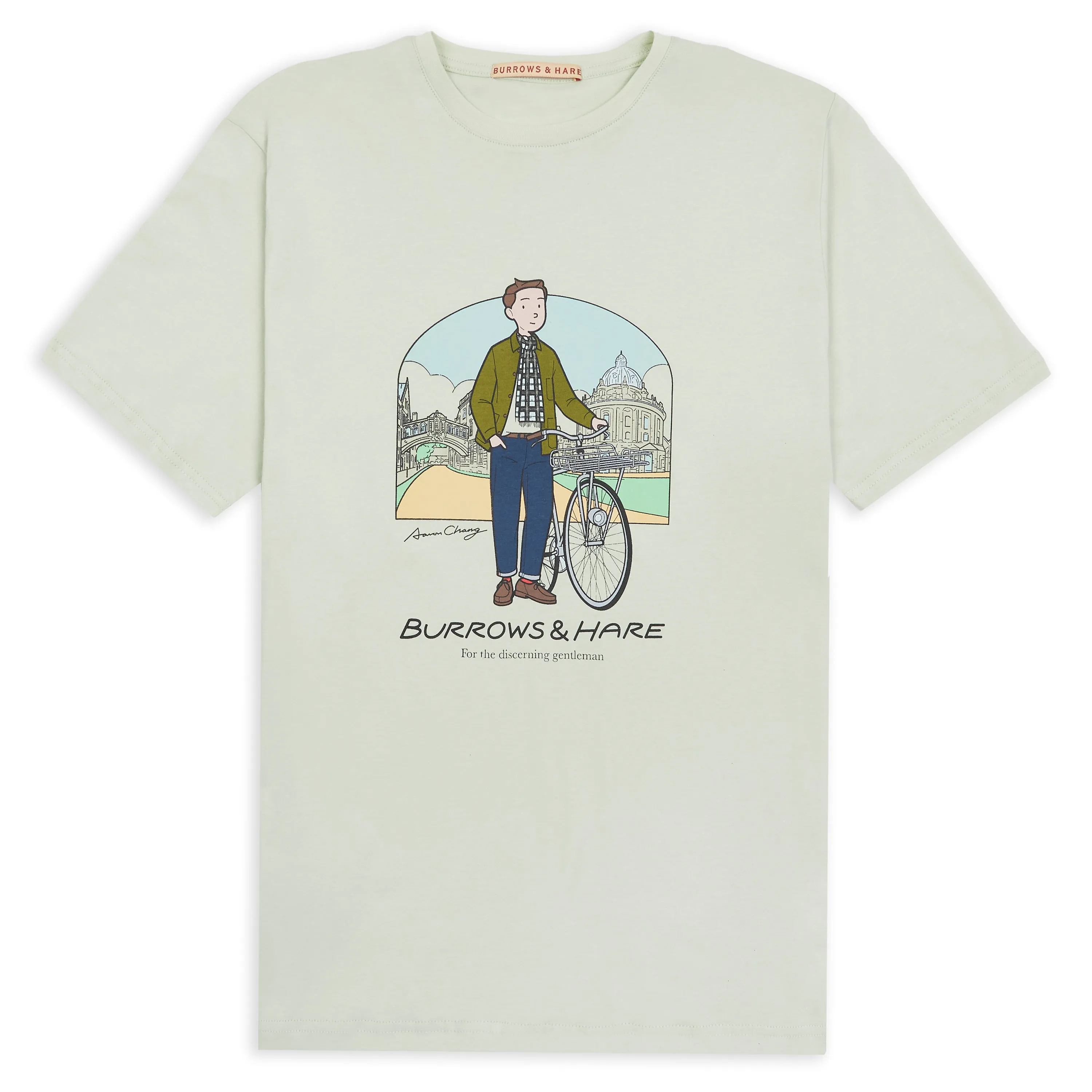 Organic Egyptian Cotton Printed T-Shirt - Sage Lily