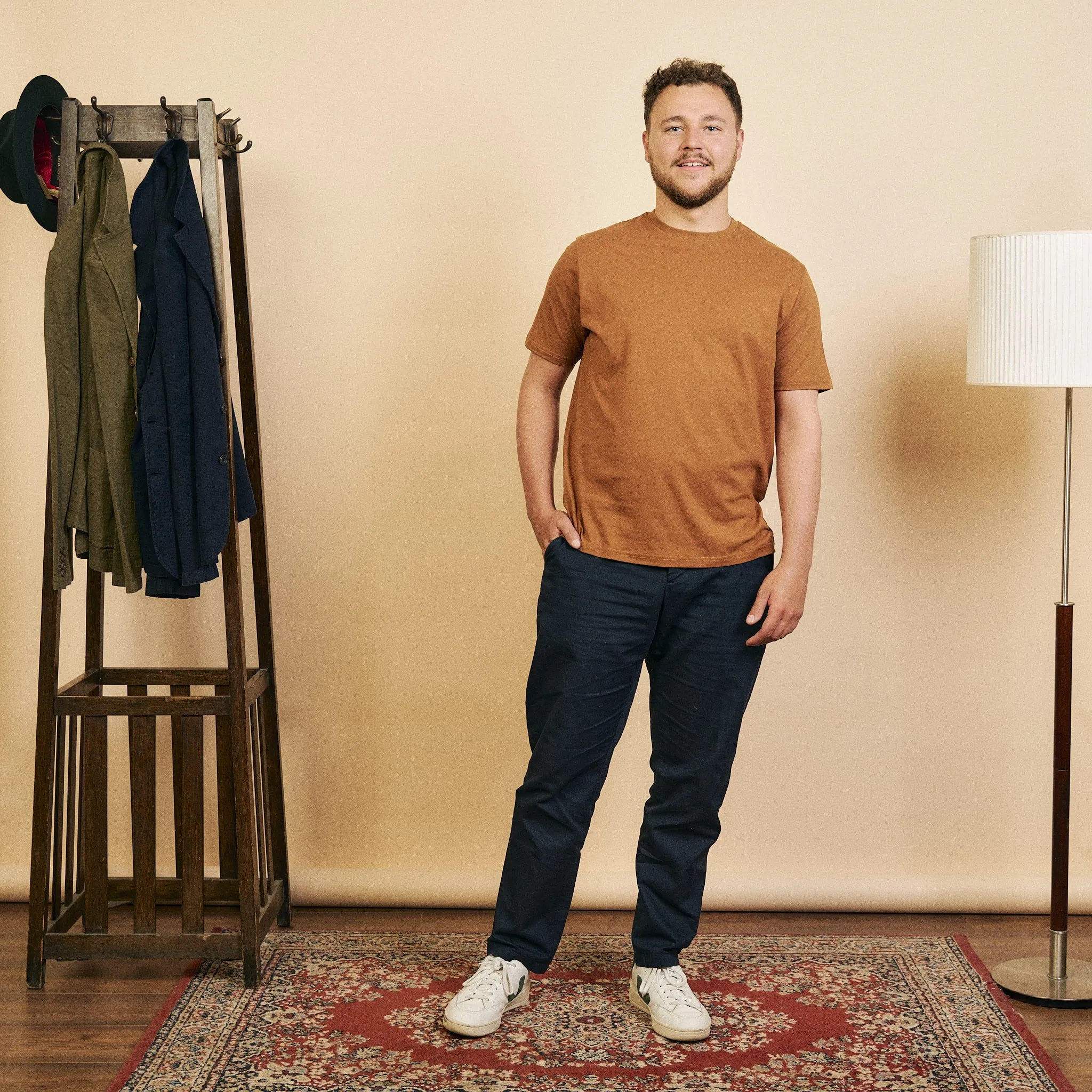 Organic Egyptian Cotton T-Shirt - Glazed Ginger