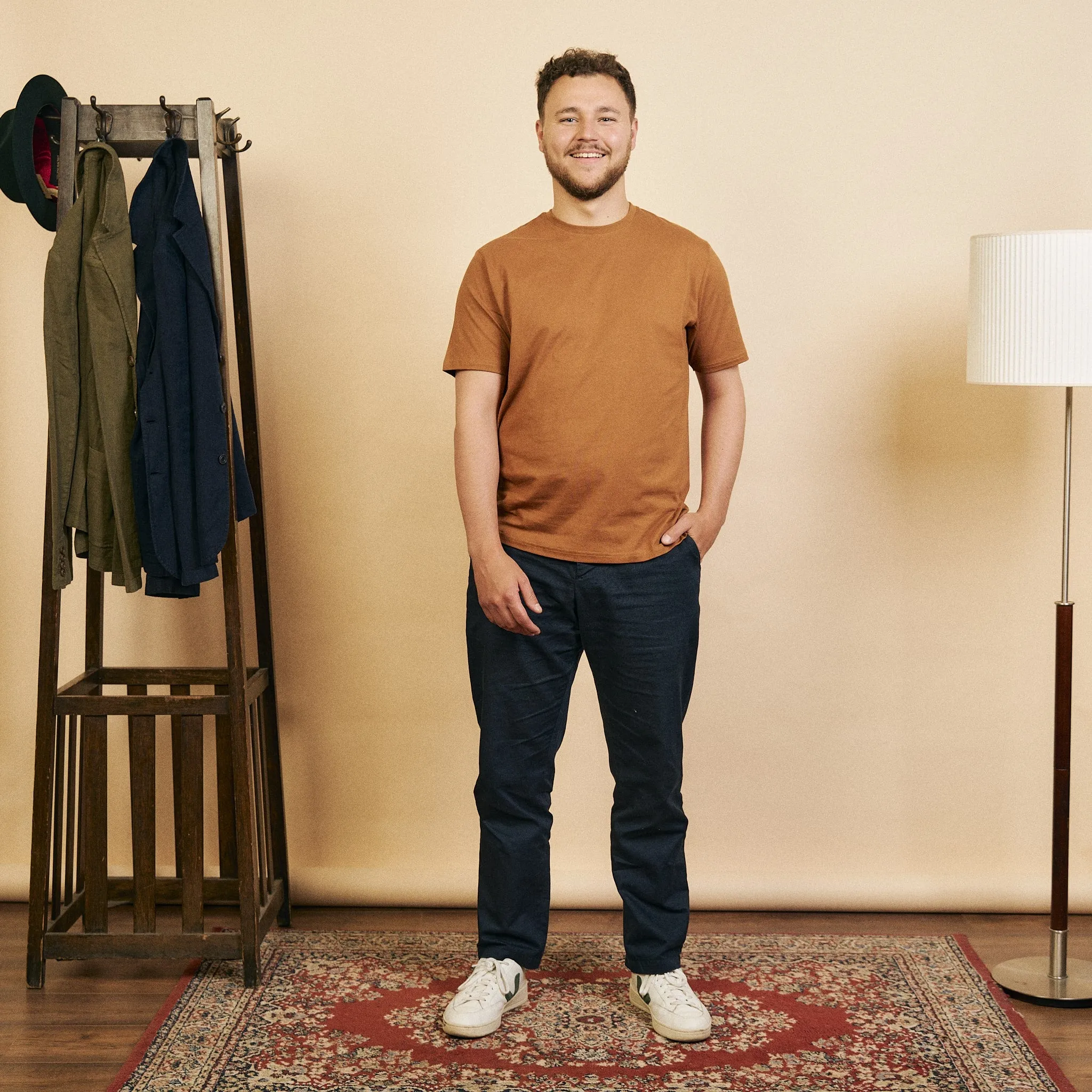 Organic Egyptian Cotton T-Shirt - Glazed Ginger