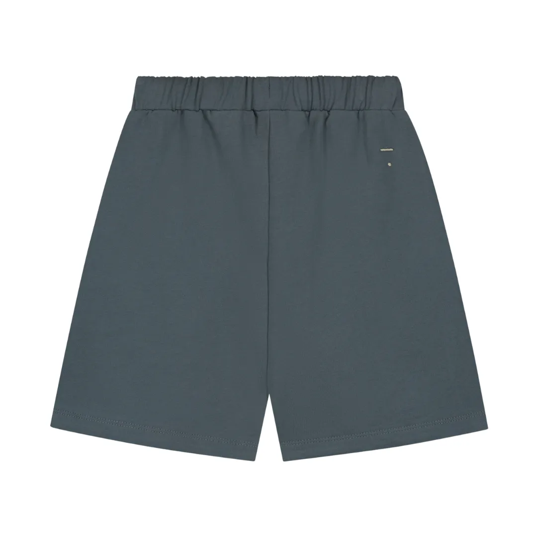 Organic Long Shorts "Blue Grey"
