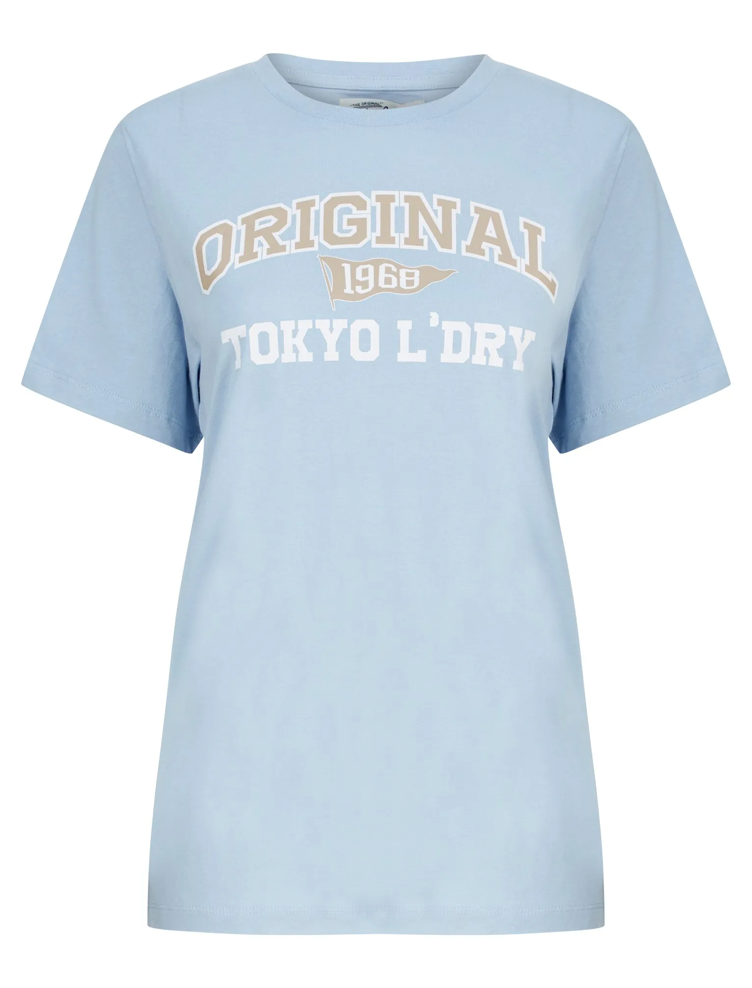 Original Motif Cotton Jersey T-Shirt in Kentucky Blue - Tokyo Laundry