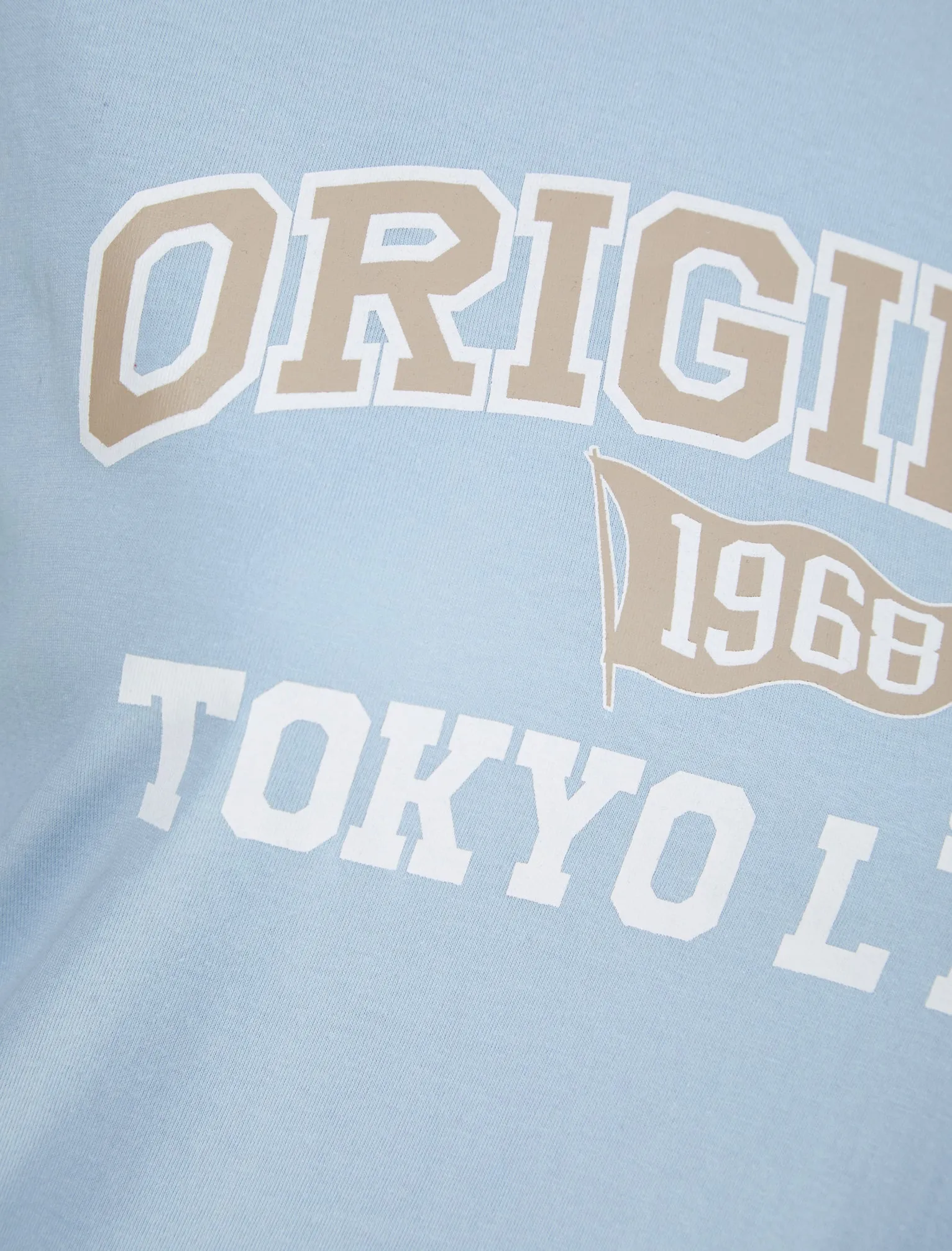 Original Motif Cotton Jersey T-Shirt in Kentucky Blue - Tokyo Laundry