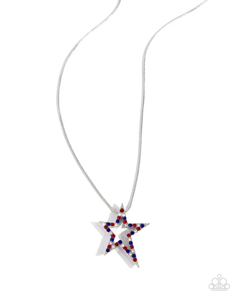 Paparazzi Necklace ~ Patriotic Passion - Multi
