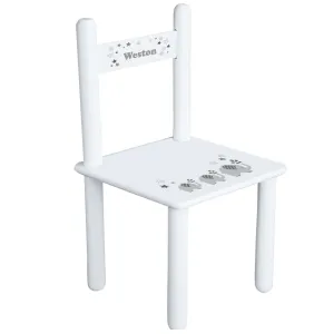 Personalized Gray Elephant Chair