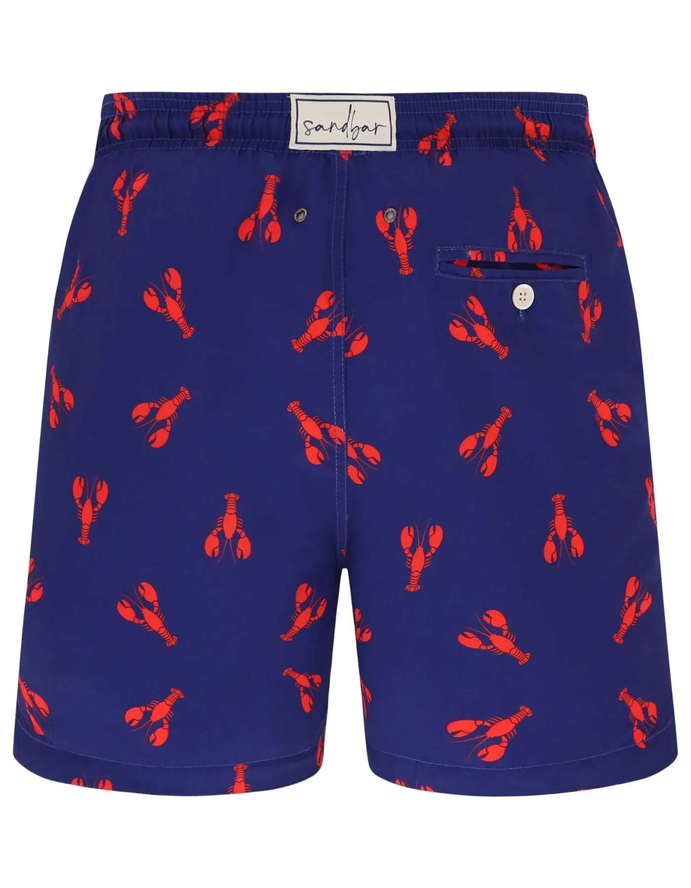 Printed Red Lobster Swim Shorts