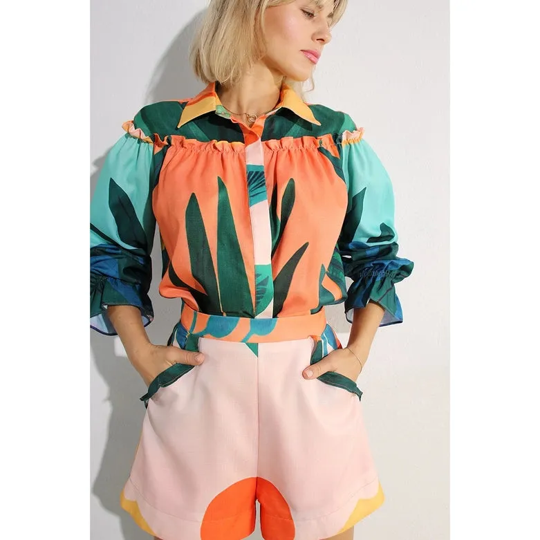 Printed Short Set