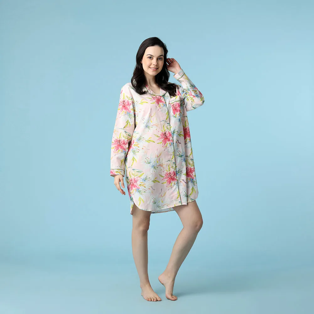 Robin Pink Nightshirt