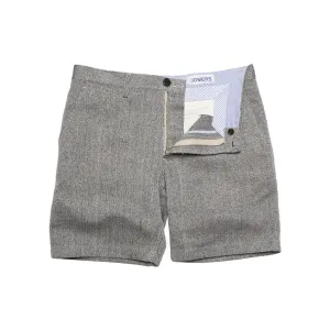 Rochester - Silk Shantung Black White Herringbone