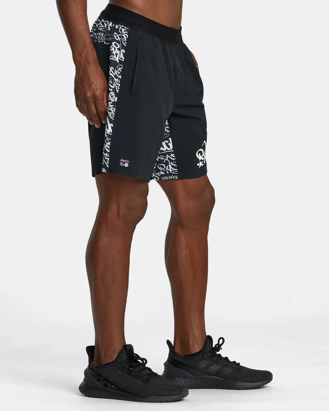 RVCA Yogger Plus Technical Training Shorts - Black Dmote