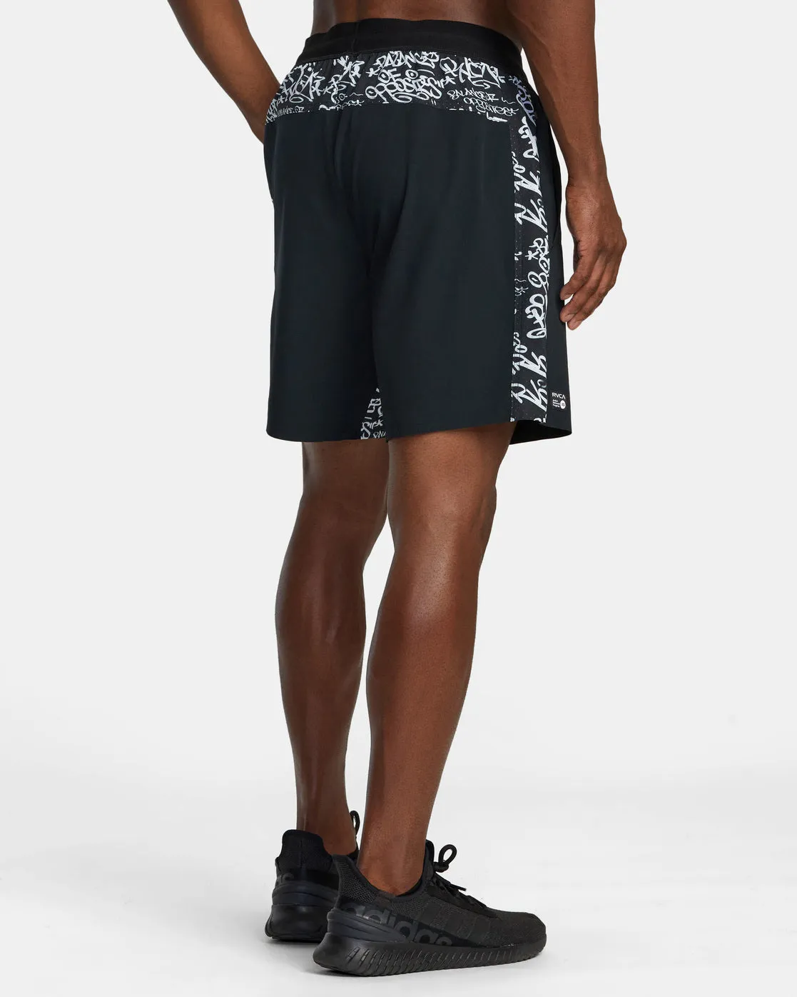 RVCA Yogger Plus Technical Training Shorts - Black Dmote