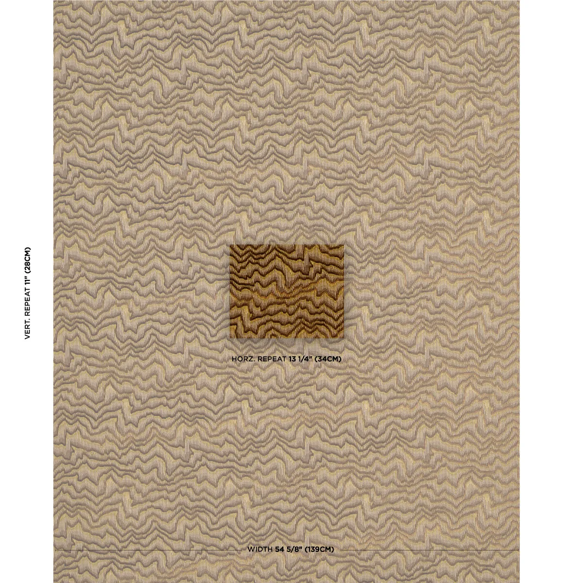 Schumacher Zambezi Velvet Bronze Fabric