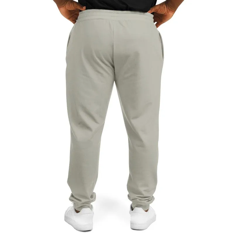 Shaded Pale Yellow Gray Joggers | Unisex | with PLUS sizes | C0M0Y10K30