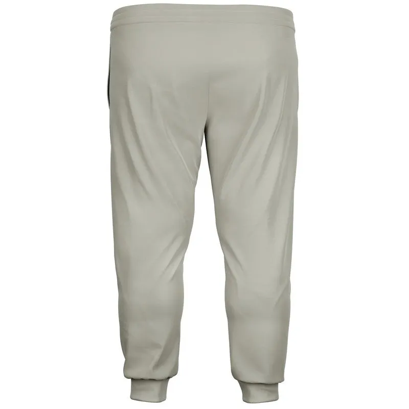 Shaded Pale Yellow Gray Joggers | Unisex | with PLUS sizes | C0M0Y10K30