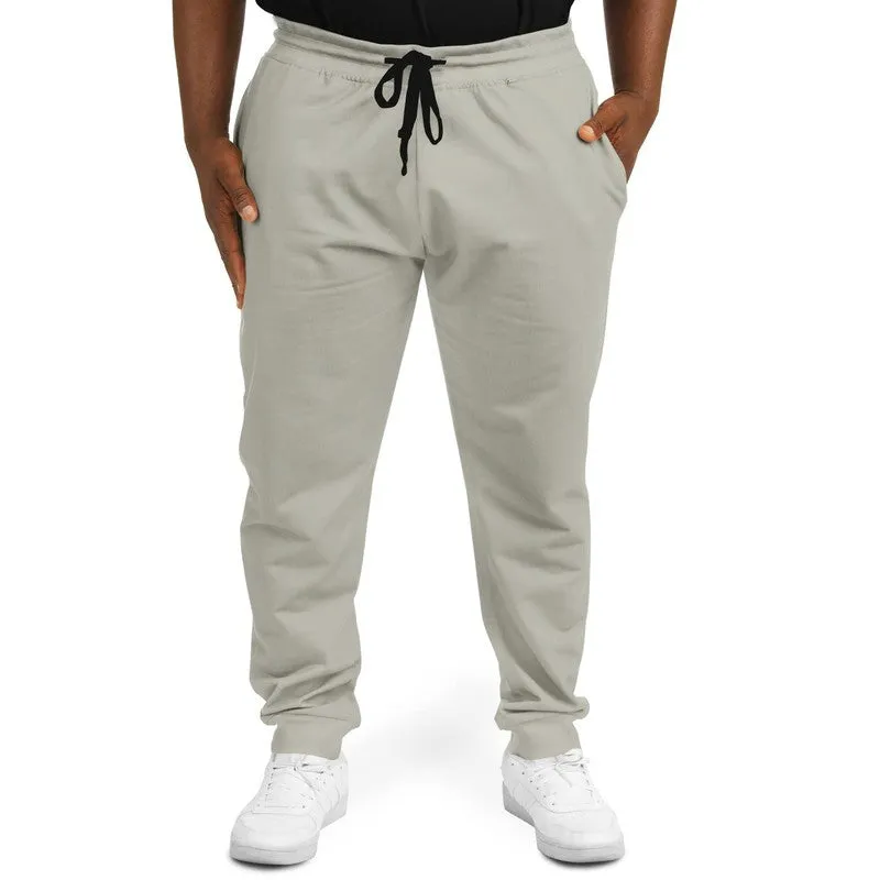 Shaded Pale Yellow Gray Joggers | Unisex | with PLUS sizes | C0M0Y10K30