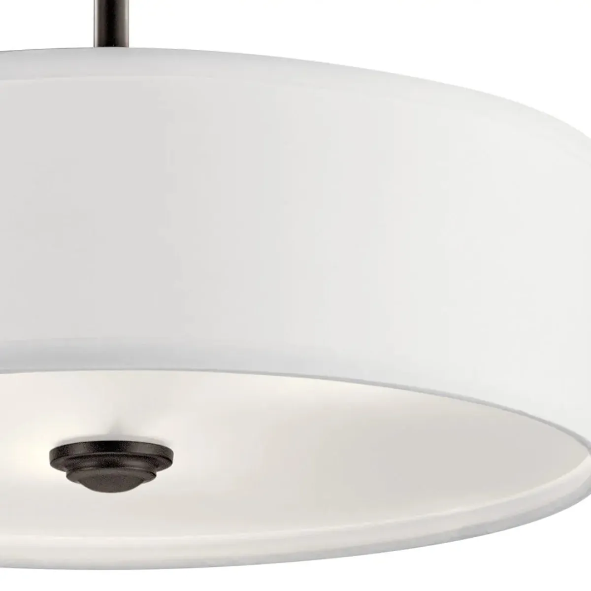 Shailene 14" 3-Light Semi-Flush Mount Light, Olde Bronze Finish
